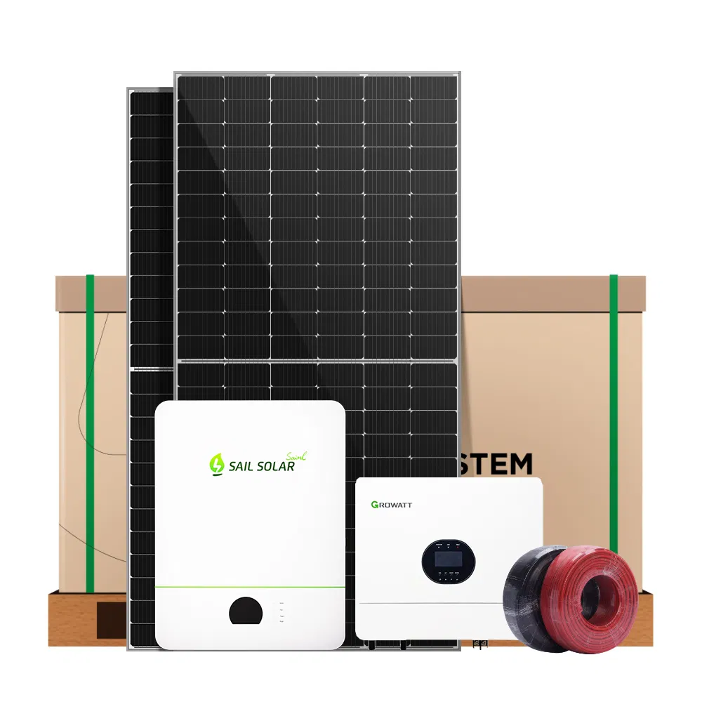Kit solar off-grid de alta eficiencia 5kw con batería certificada