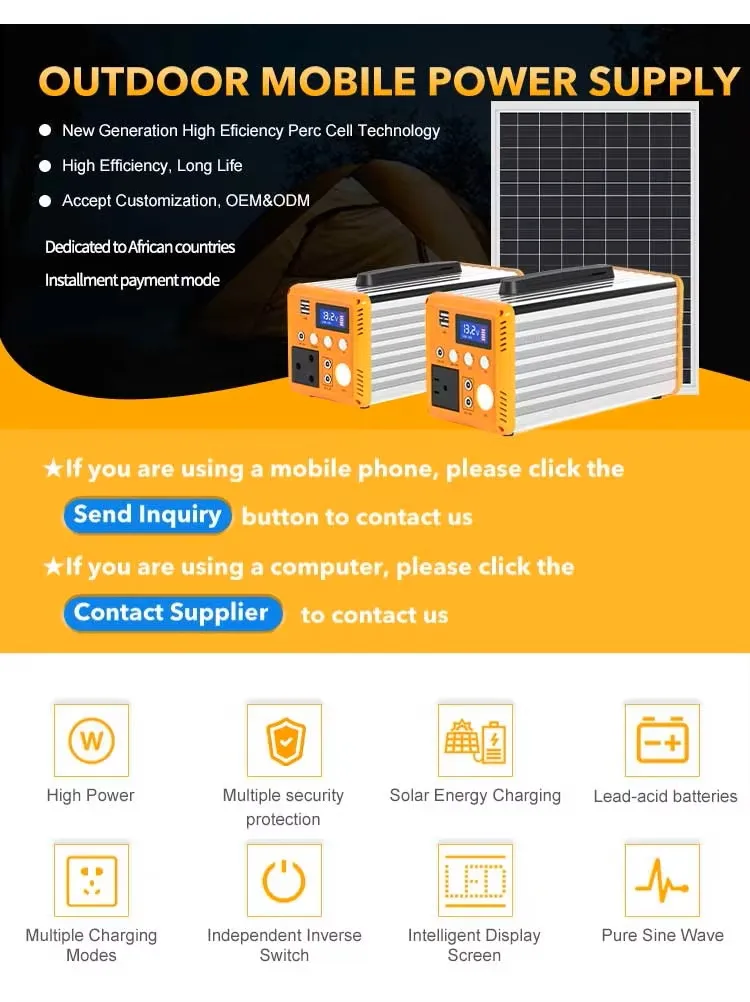Sistema de Almacenamiento de Energía Portátil con Batería de Litio Solar de Emergencia