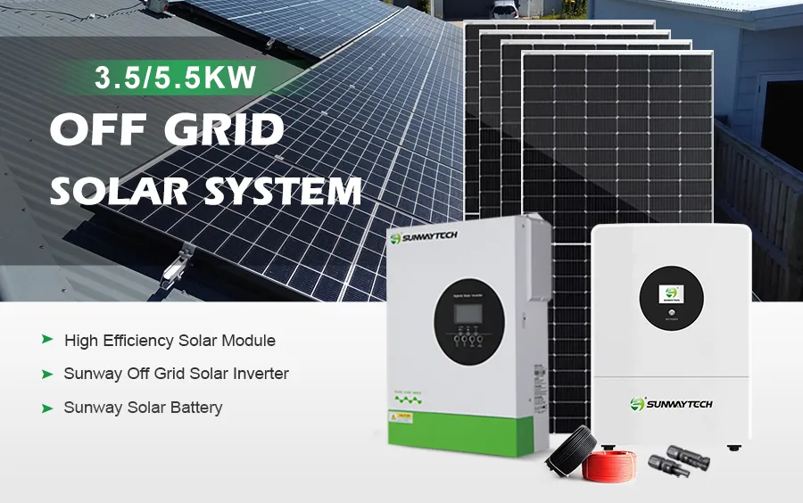 Sistema solar completo de energía residencial para el hogar