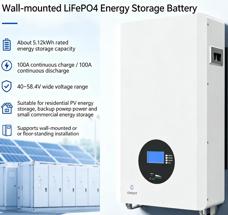 Instalación de batería solar LiFePO4