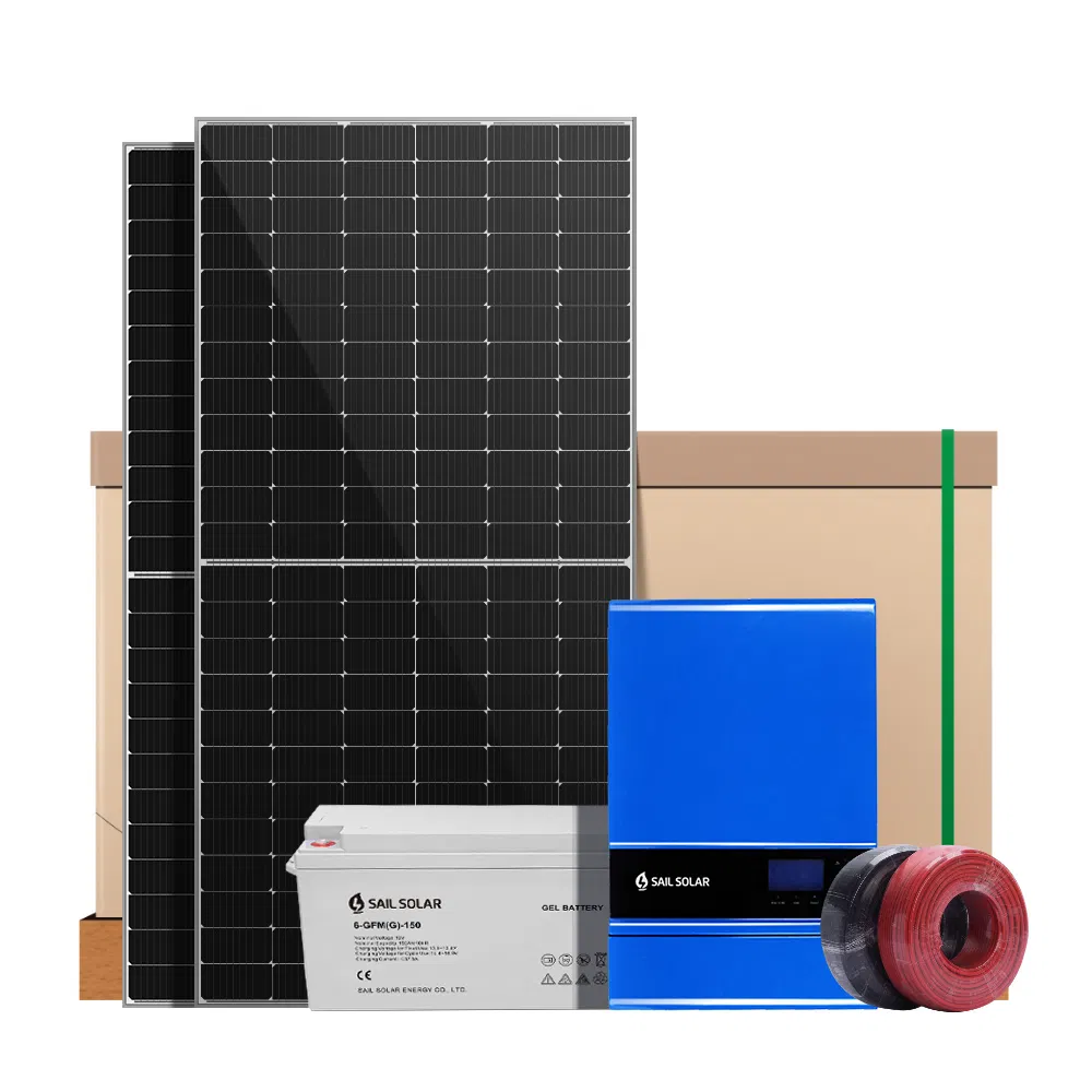 Kit solar off-grid de alta eficiencia 5kw con batería certificada
