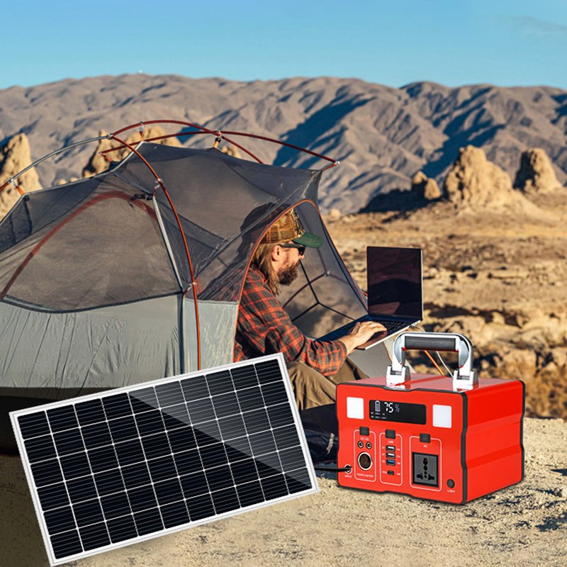 Solución de iluminación solar recargable para acampar y hacer senderismo