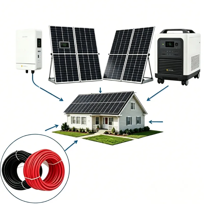 Kit completo de energía solar fotovoltaica para cabañas fuera de la red para el mercado africano