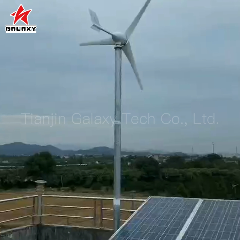 Solución de Energía Híbrida Eólica Solar Renovable 60kw 65kw 75kw para Suministro de Electricidad en Granjas, Bombeo de Agua y Equipos Agrícolas Sistema Híbrido Eólico y Solar