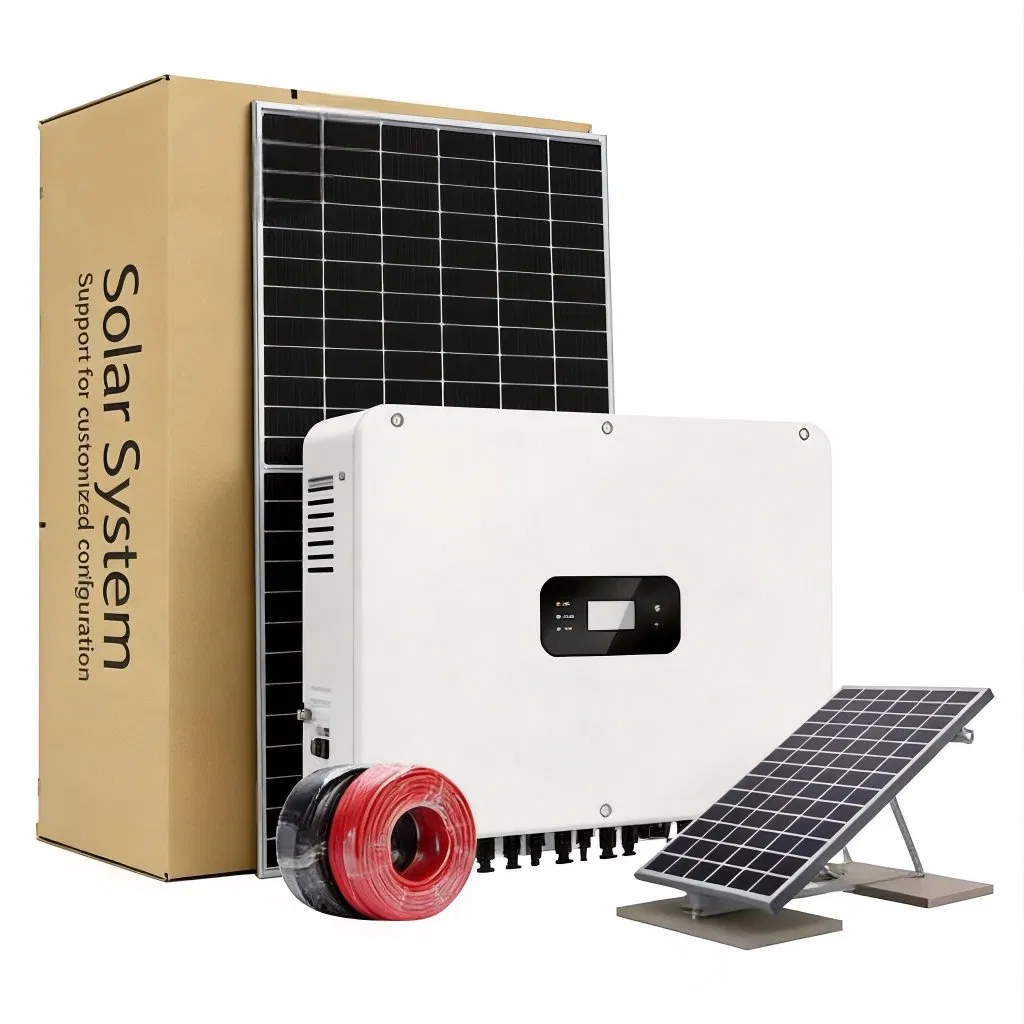 6kw 10kwh Sistema Integrado de PV&Eess con Panel Solar Mono &amp; LFP (LiFePO4) Kits de Almacenamiento de Energía para Residencial, Comercial, Fuera de la Red, Híbrido