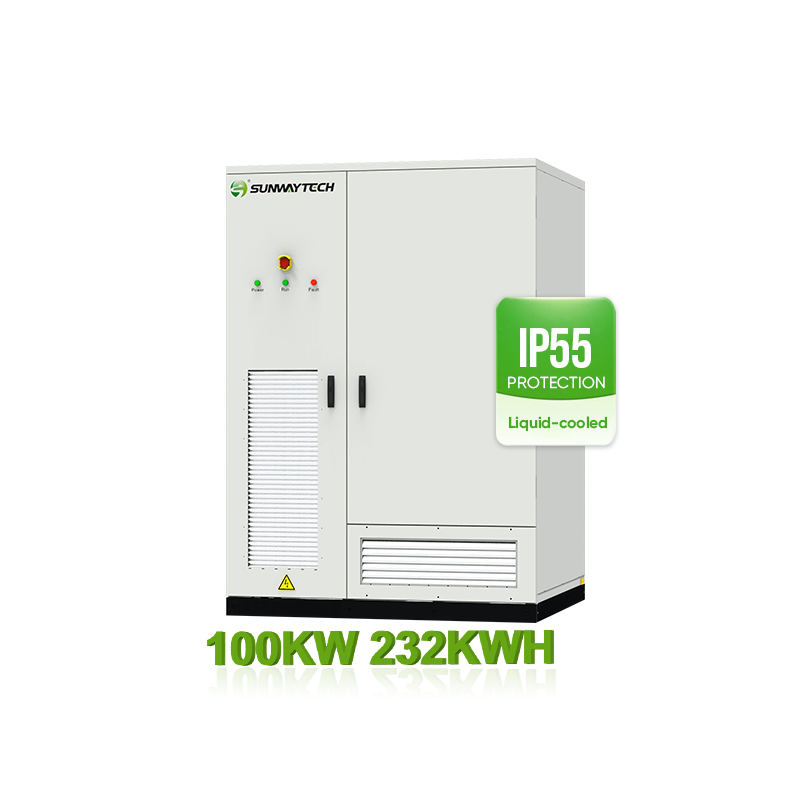 100kw LiFePO4 Sistema de Almacenamiento de Energía Solar Industrial Fuera de la Red Contenedor Hotel Baterías