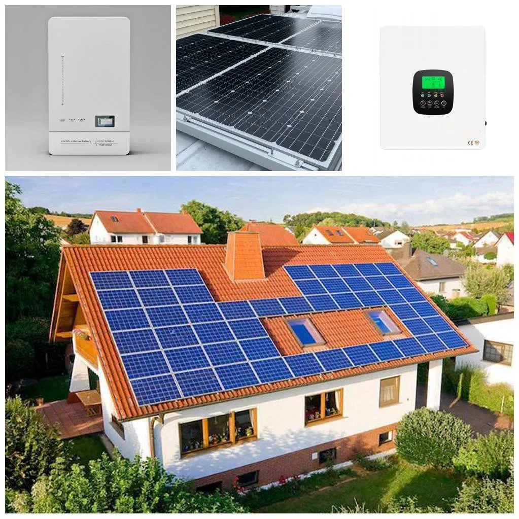 Sistema de Energía Solar de Alta Eficiencia 6kw Sistema de Paneles Solares Fuera de la Red Energía de Respaldo de Emergencia para Trabajo al Aire Libre y Vida Remota