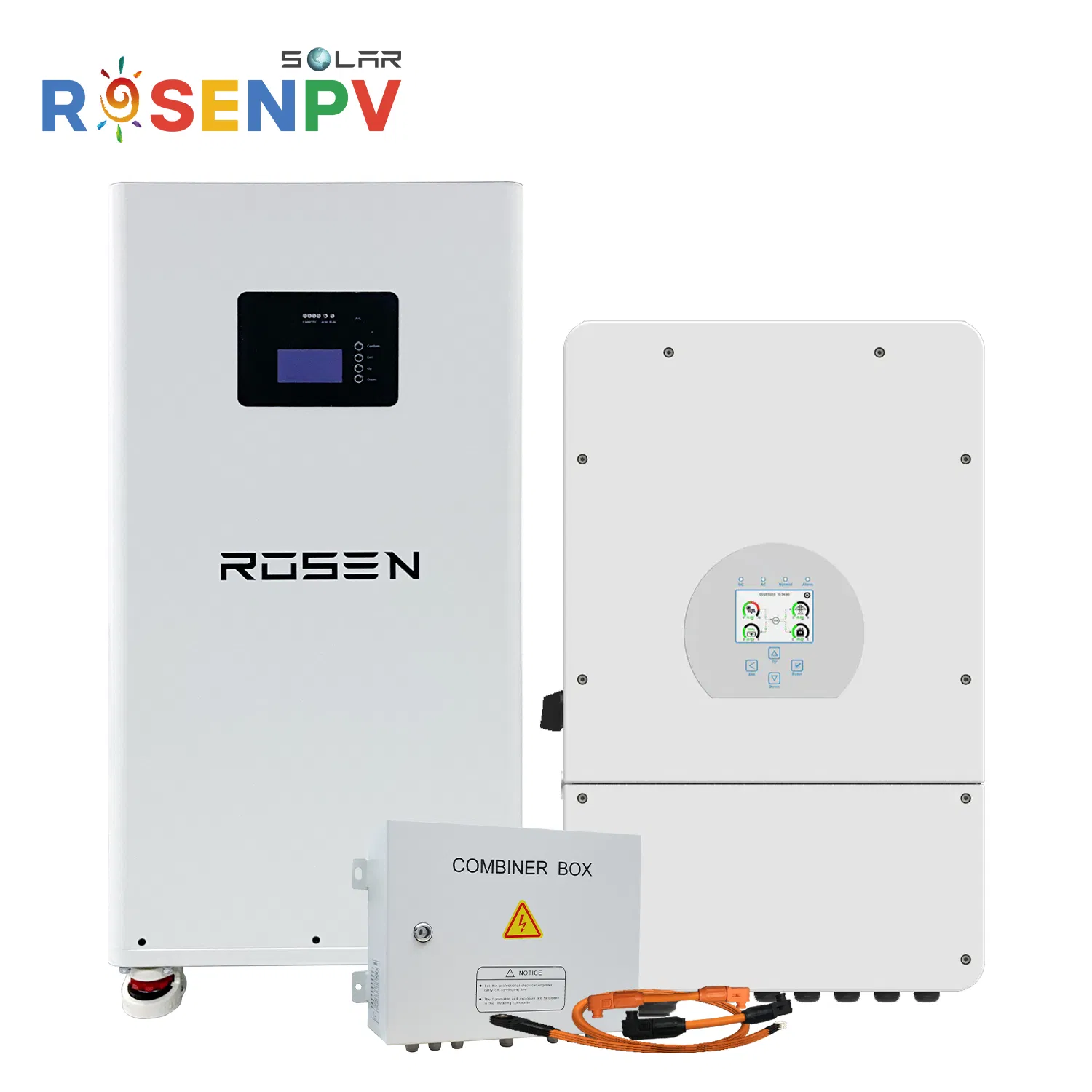 Sistema de Batería Solar Híbrido Rosen 5kw 10kwh Precio en Red Fuera de Red
