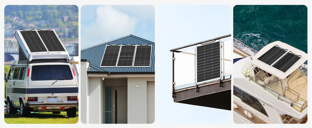Aplicación de panel solar flexible en yates