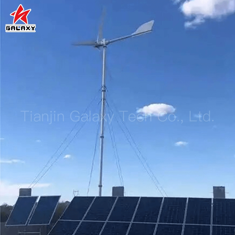 100kw Solución de energía independiente completa de generador eólico solar híbrido de microred