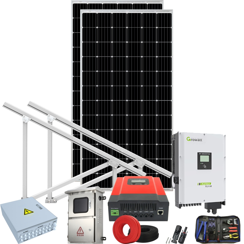 Sistema de Energía Solar a Pequeña Escala para RV Rural en Techo