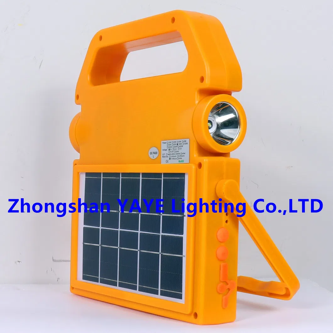 Sistema de energía solar de emergencia para camping