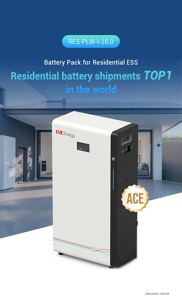 Eve 16.07kwh 51.2V LiFePO4 Sistema de Almacenamiento de Energía Solar en Casa Montado en la Pared Fuera de la Red 10-20kw Salida 314ah