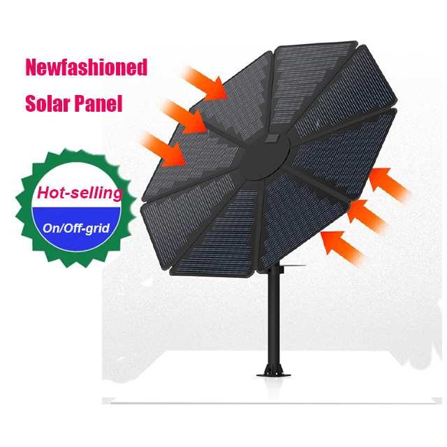 Sistema de Energía Solar Off Grid Hermoso Panel Solar Portátil de Girasol Sistema de Almacenamiento de Energía para el Hogar 1000W con Luz