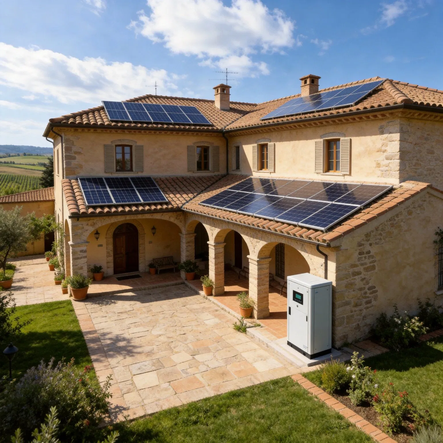 10 Sistema de Suministro de Energía Solar a Pequeña Escala para Uso Doméstico Microred Solar 30 Años de Uso