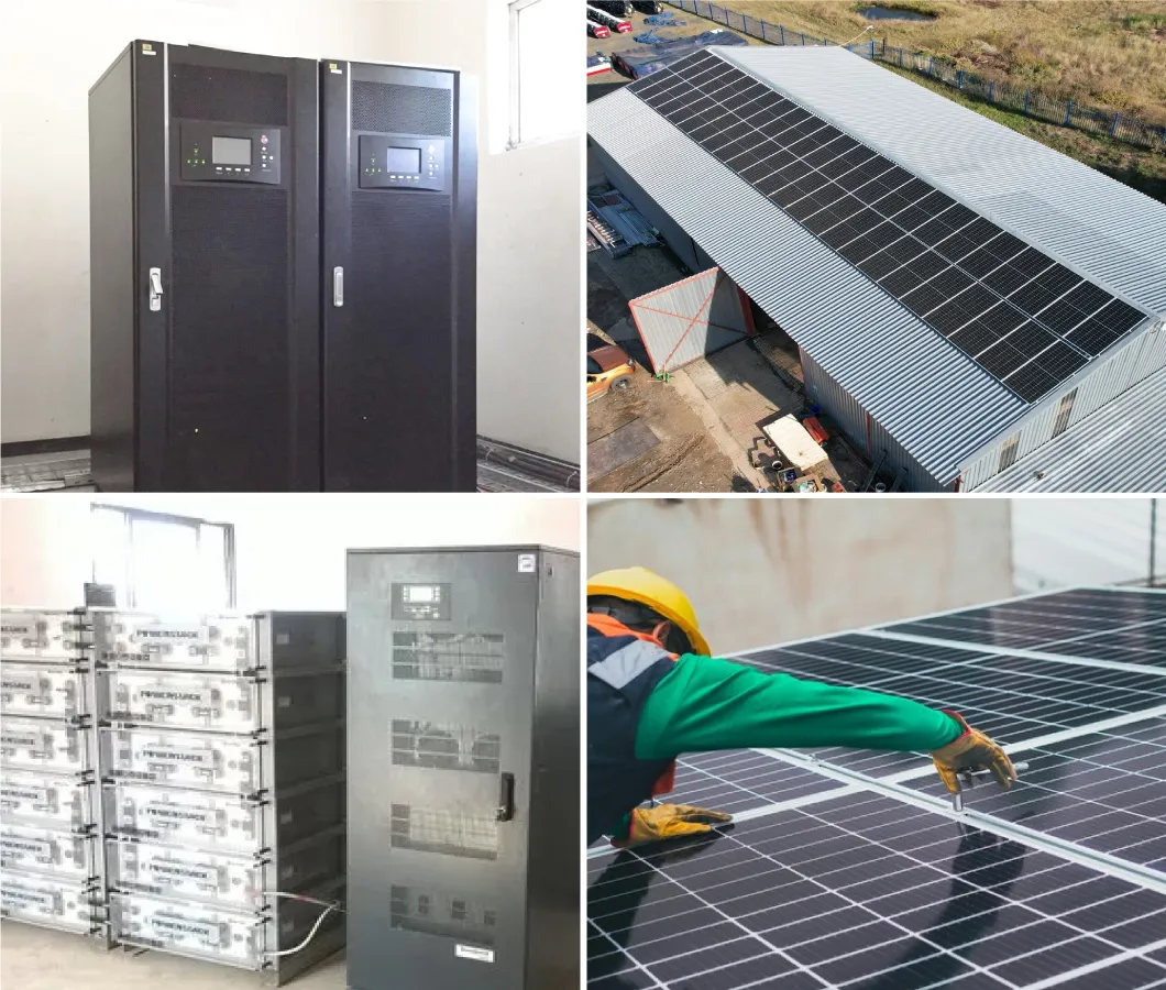 Sistema Solar Completo Off-Grid Pv 100kW 90kW 40kW 30kW Sistema de Almacenamiento de Energía Solar Industrial
