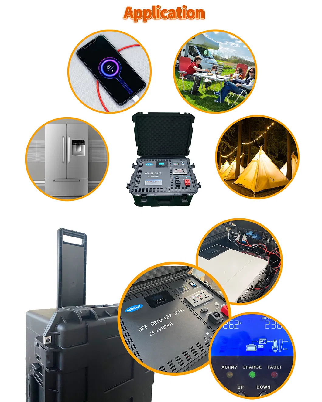 Configuración de carga solar doméstica