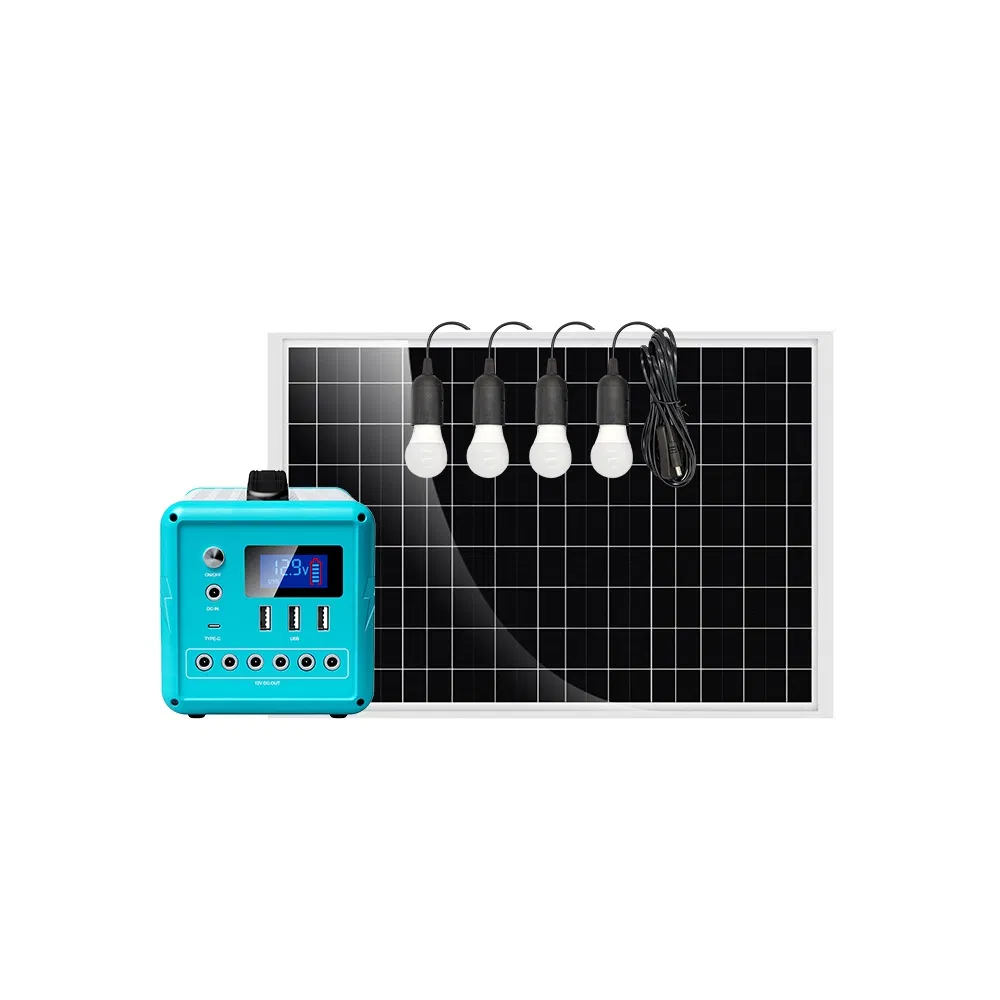 Sistema de energía portátil de alta potencia para emergencias, estación de energía portátil, sistema solar mini para el hogar