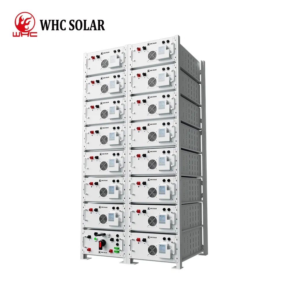 Sistema de energía solar off-grid de 100KW WHC, contenedor de almacenamiento de energía solar de 215Kwh para uso industrial