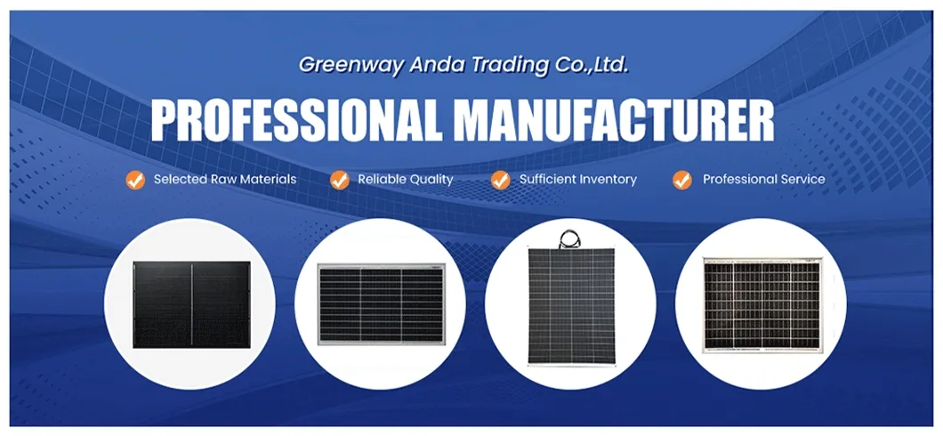 Panel Solar Monocristalino 405W Sistema de Energía Solar Off-Grid para Hogares en Techo