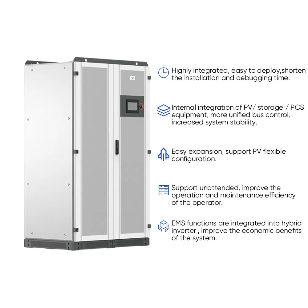 Energía Solar Híbrida 30kw 50kw 100kw Fuera de la Red 50kVA Almacenamiento 50kwh 100kwh 200kwh Sistema de Respaldo de Batería de Litio para Fábrica LiFePO4
