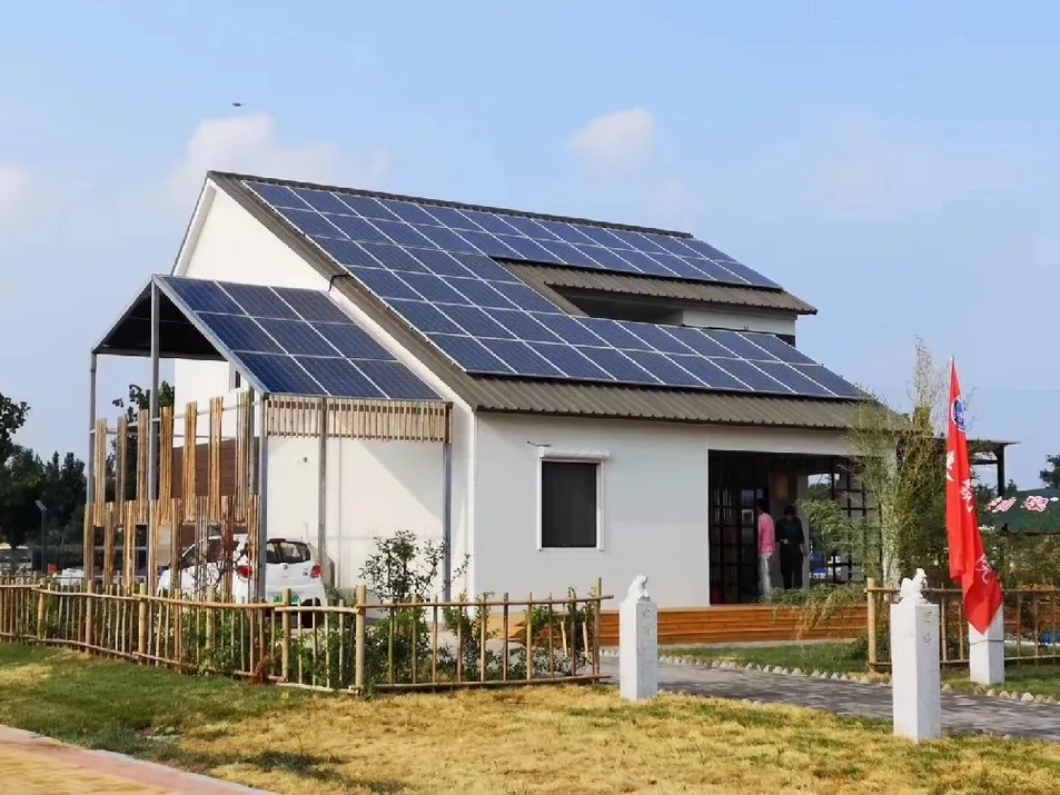 Instalaciones residenciales del proyecto solar