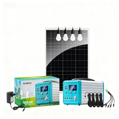Sistema de energía solar portátil para el hogar, generador de almacenamiento de energía para áreas remotas fuera de la red