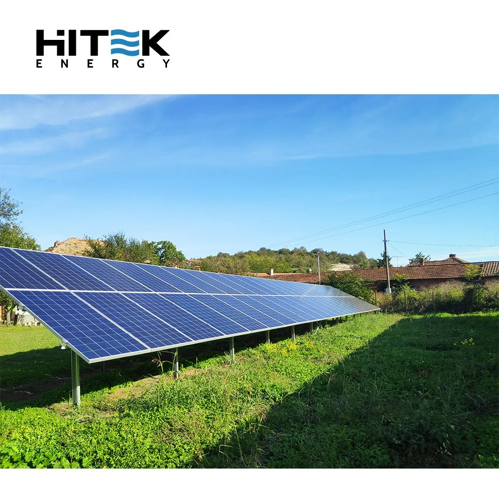 Sistema Completo de Panel Solar Hitek Off Grid 20kw 30kw 30 Kwp 5kw Inversor en Sistema de Iluminación Solar Portátil Off Grid Precio para el Hogar