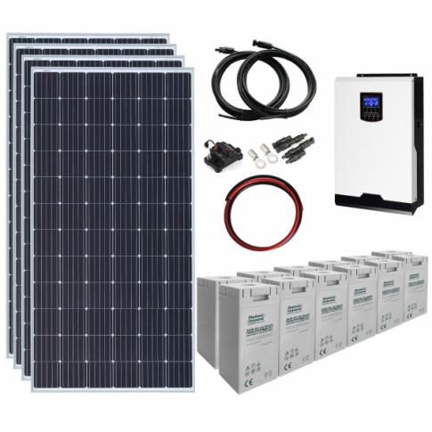 PV 5kw Kits 3000W Potencia 5000W Energía de Respaldo fuera de la Red Growatt 30kw Solar 50kw Sistemas con Paneles 1 Solr de Nivel