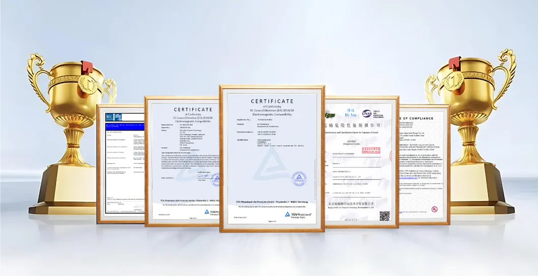 Certificados de Calidad e Internacionales