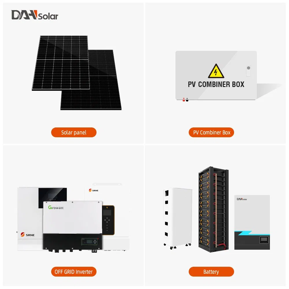 Kit residencial fuera de la red 5kw 8kw 10kw sistema de paneles solares
