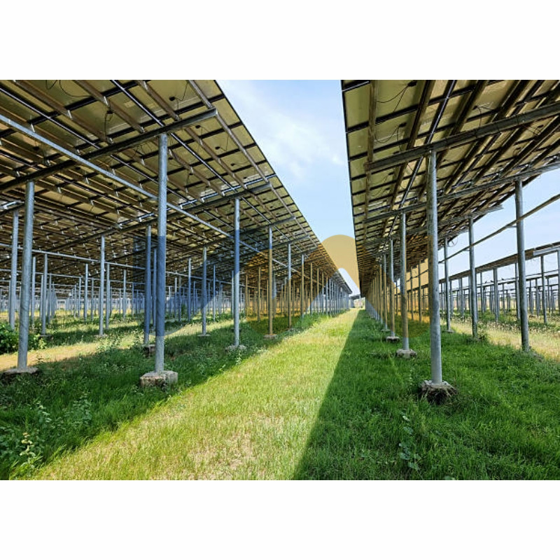 Sistema de soporte solar duradero para la eficiencia energética agrícola