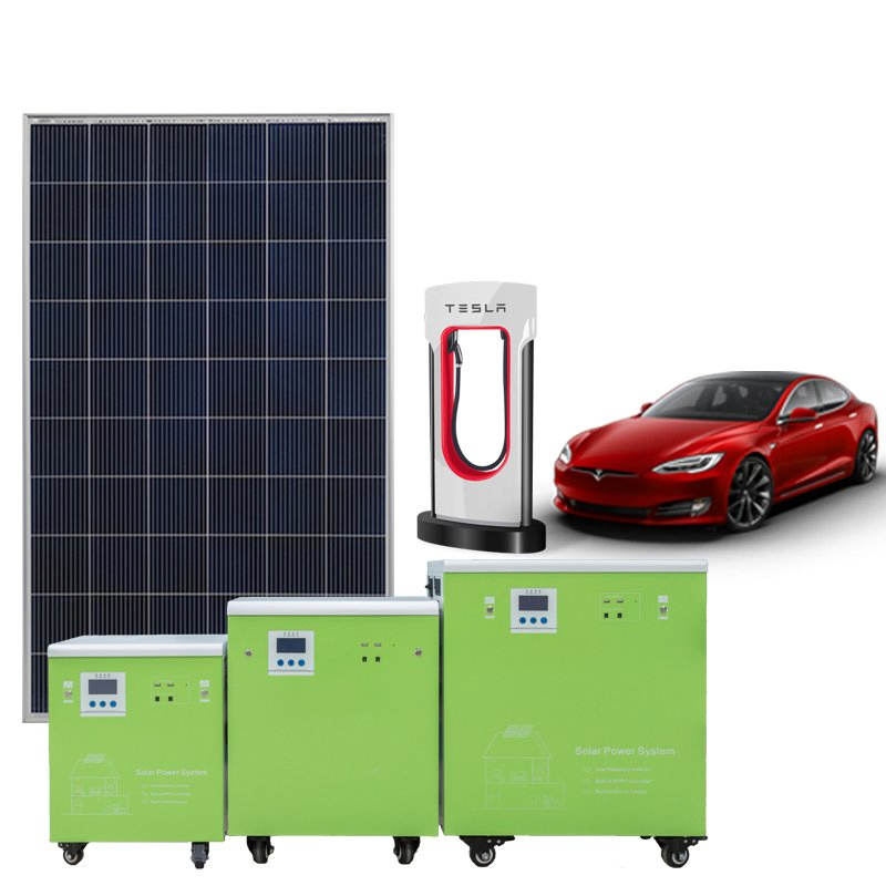Sistema de energía solar fuera de la red, sistema híbrido de energía solar, estación de energía de emergencia