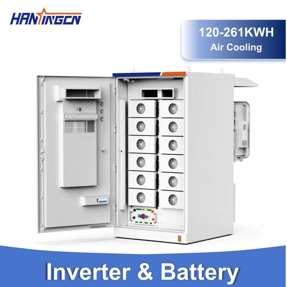 Sistema de Almacenamiento de Baterías Híbrido Solar Eficiente Enfriado por Aire 261kwh Microred Ess