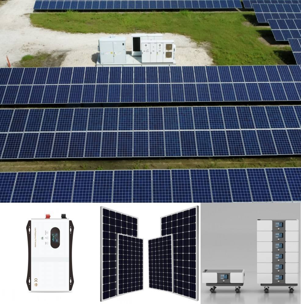 Sistema de paneles solares off-grid de bajo mantenimiento para uso doméstico, solución de suministro de energía confiable y ahorro energético