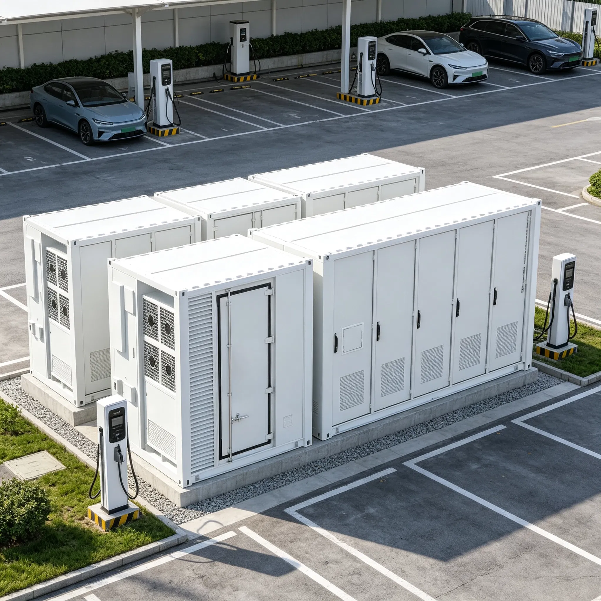 para Suministro de Energía Fuera de la Red en Área Minera 1MW 2MW 5MW 10mwh Sistema de Almacenamiento de Energía de Batería Industrial Contenerizado