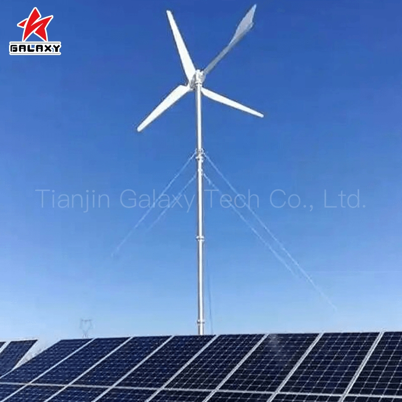 3kw Remote Area Wind Solar Generator System Independent Power Wind Solar Hybrid System