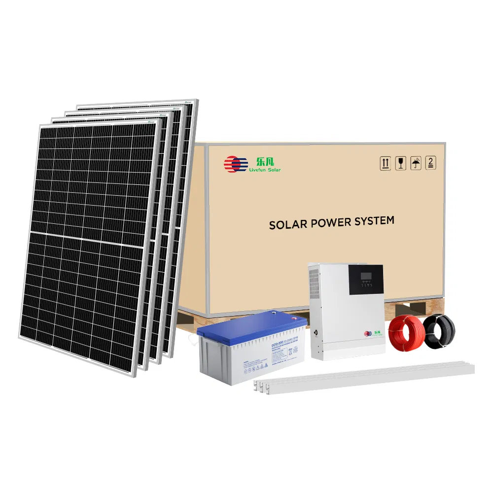 Sistema de Energía Solar Residencial 10kw 20kw Sistema Solar Fuera de la Red Kit Completo