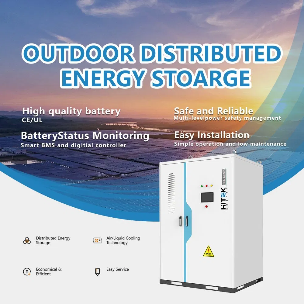Hitek Todo en Uno fuera de la Red 50kw 100kw 150kw 200kw 250kw 500kw Sistema de Almacenamiento de Energía Solar Bess 1MW Sistema Solar Híbrido con Gabinete de Batería Distribuida