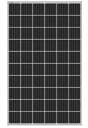 Detalle técnico del panel solar