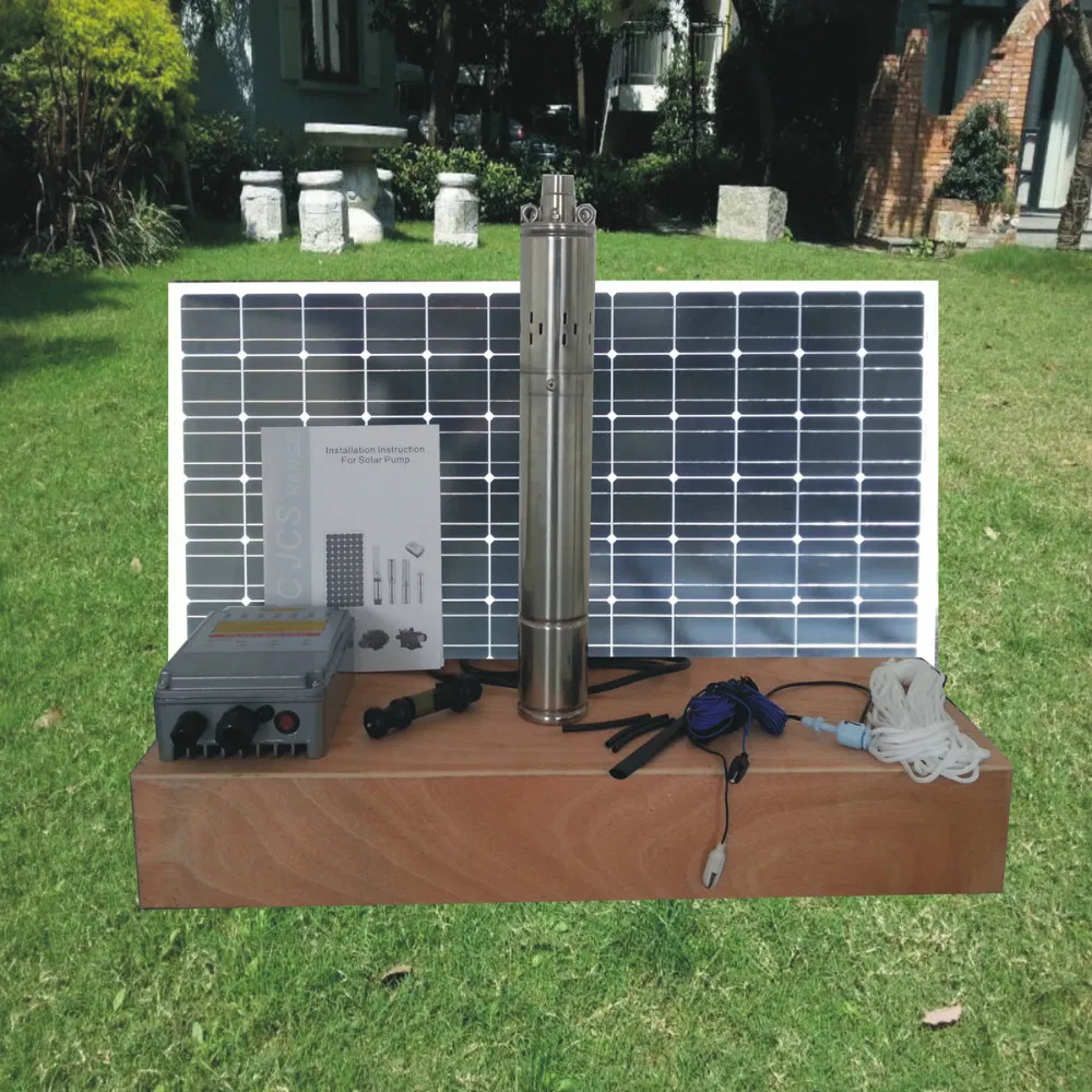 Sistema de bombeo de agua solar de tornillo Jintai 4 pulgadas imágenes