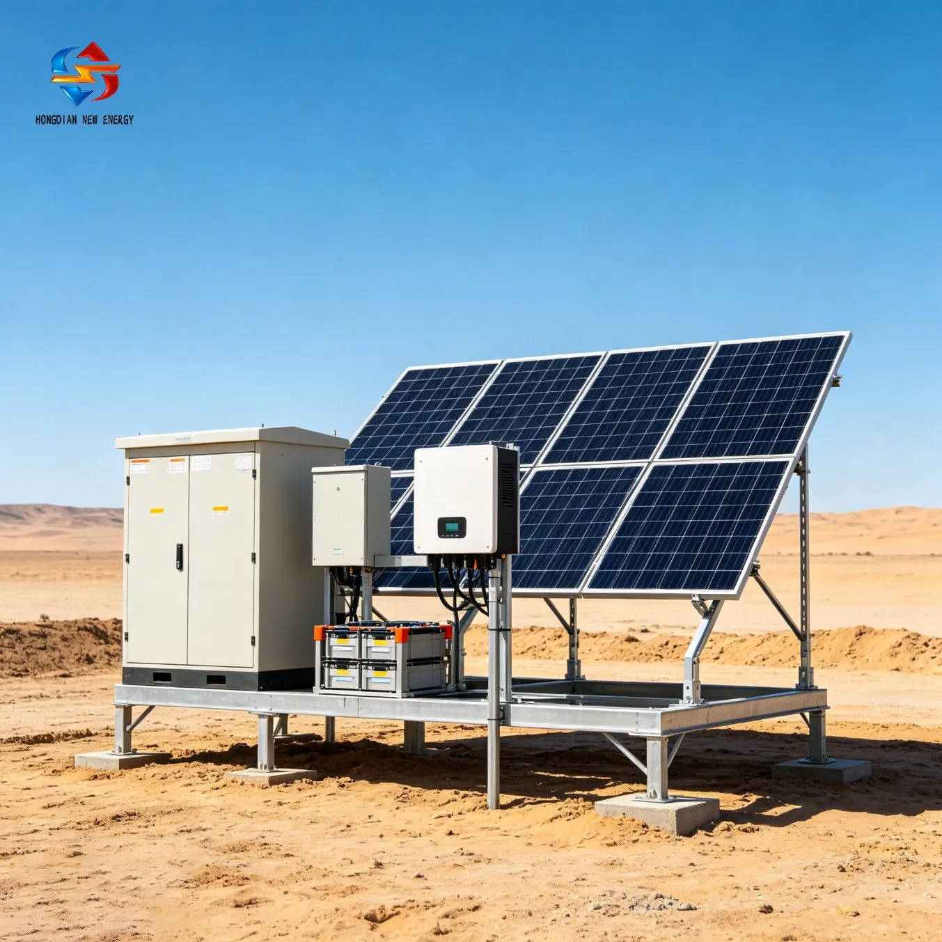 Sistema de energía solar de respaldo de emergencia fuera de la red con rendimiento estable para el sudeste asiático