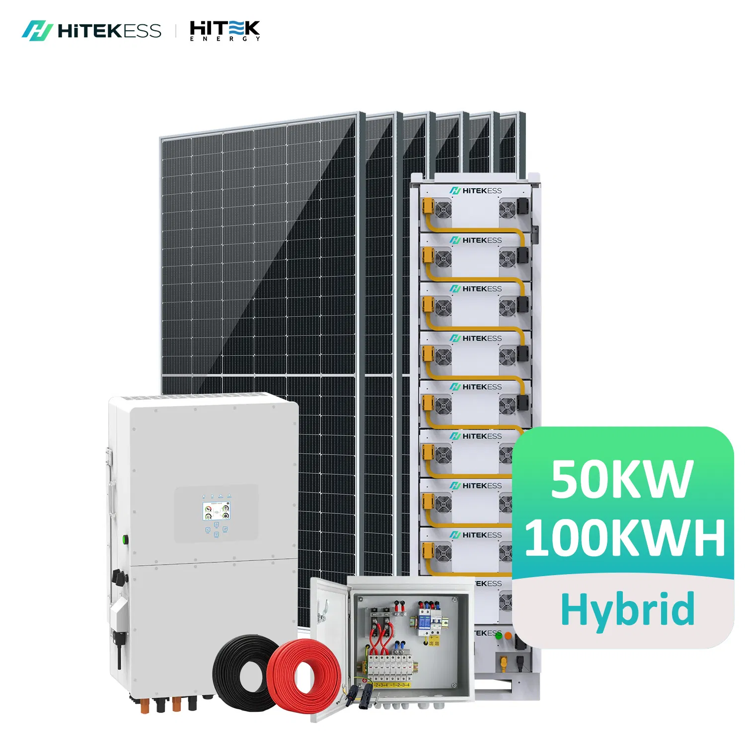 Sistema Solar Híbrido Offgrid de Sudáfrica System150kw 120kw 100kw 50kw 30kw 50kwh 100kwh con LiFePO4 Respaldo de Batería