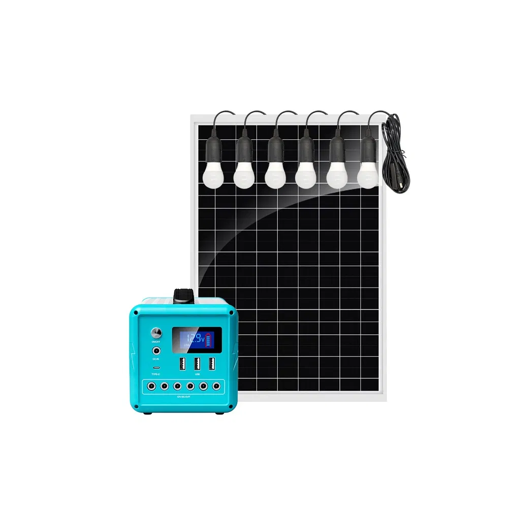 Generador de almacenamiento de energía solar portátil eficiente para sistema de energía en casa en áreas fuera de la red