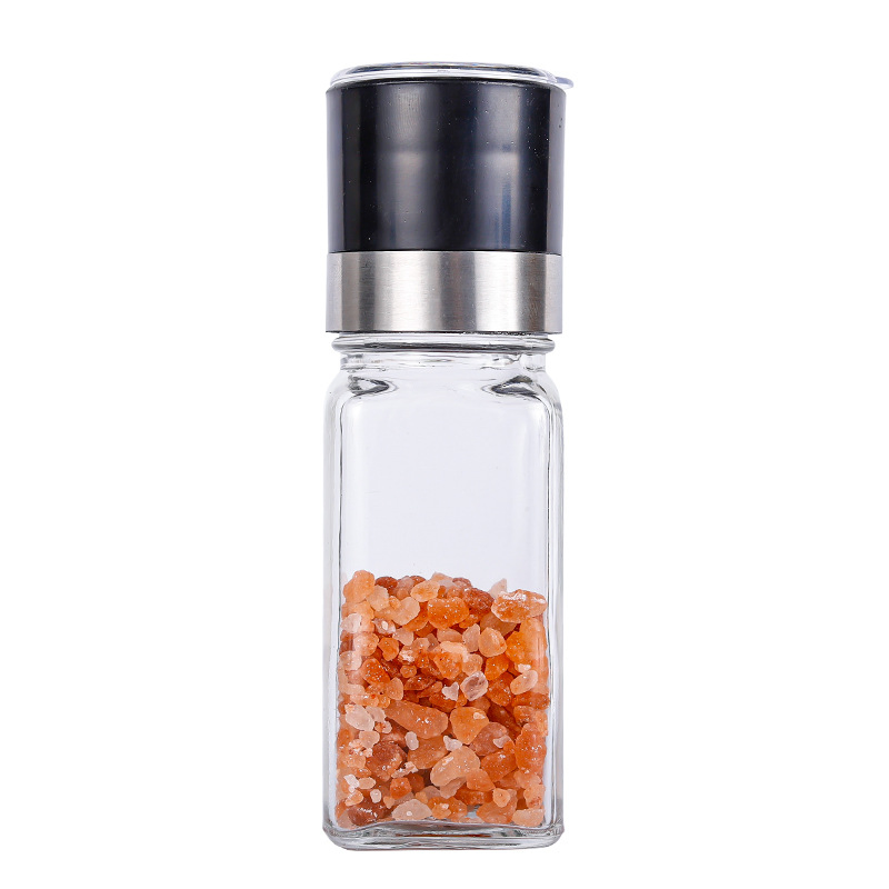 120ml 170ml دليل الشركة المصنعة مطحنة ملح وفلفل قابلة للتعديل مطاحن ملح وفلفل خشنة