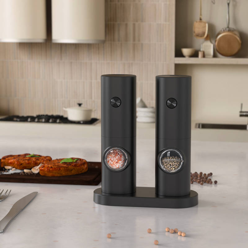 مطحنة ملح وفلفل كهربائية للمطبخ