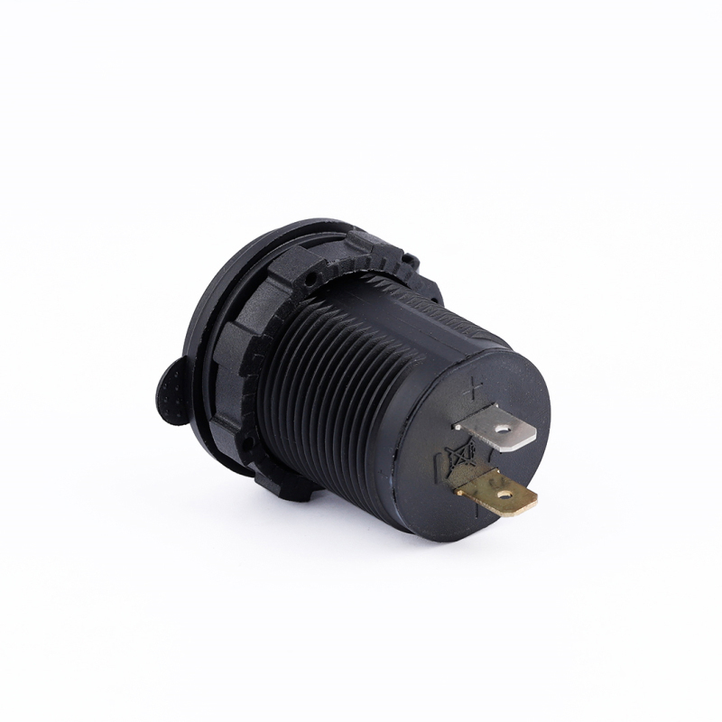 2.1A 5V شاحن USB تلقائي 12V تركيب لوحة مزدوجة USB 1A جهاز شحن 2 منافذ USB لـ 12/24V