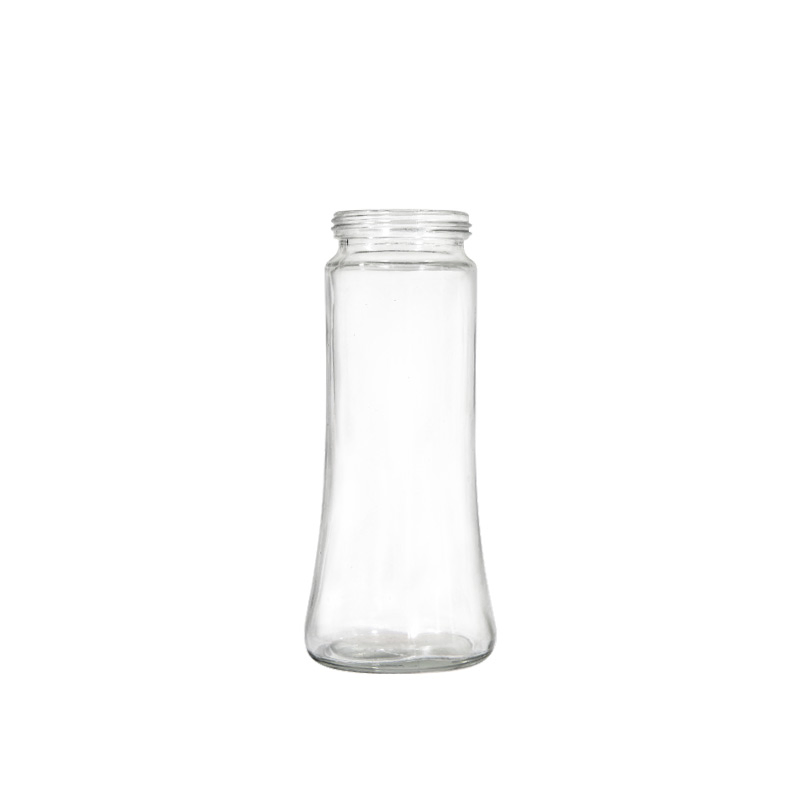200ml مطحنة زجاجية دائرية فاخرة مع نواة سيراميكية متينة