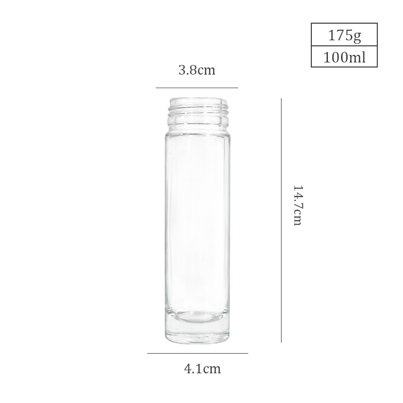 سعر المصنع مجموعة مطحنة توابل زجاجية يدوية لطحن الملح والفلفل 100ml مطحنة فلفل زجاجية فاخرة مع غطاء من البولي بروبيلين والسيراميك