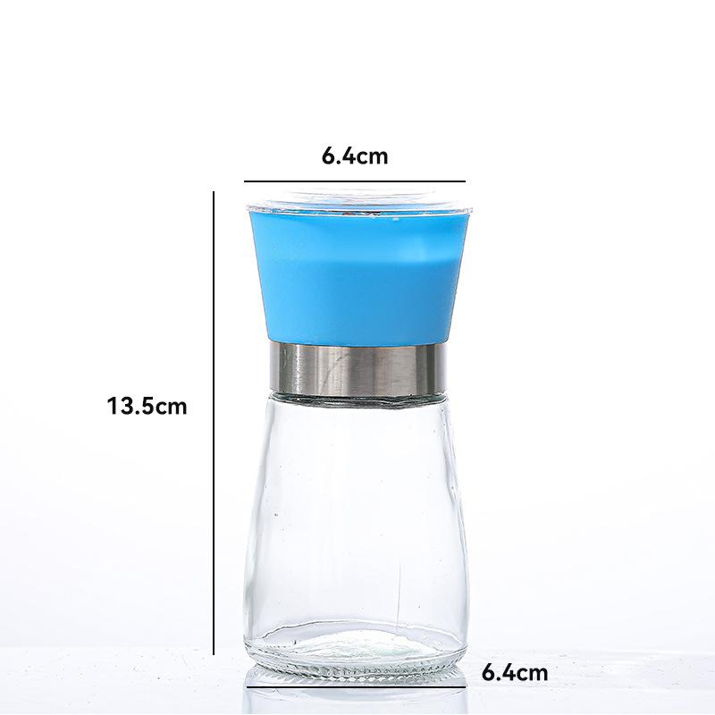 180ml 200ml Moedor de Sal do Mar e Pimenta Cerâmico Ajustável, Leve, Portátil e de Fácil Limpeza de Alta Qualidade